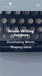 Mobile Screenshot of missiowriting.com